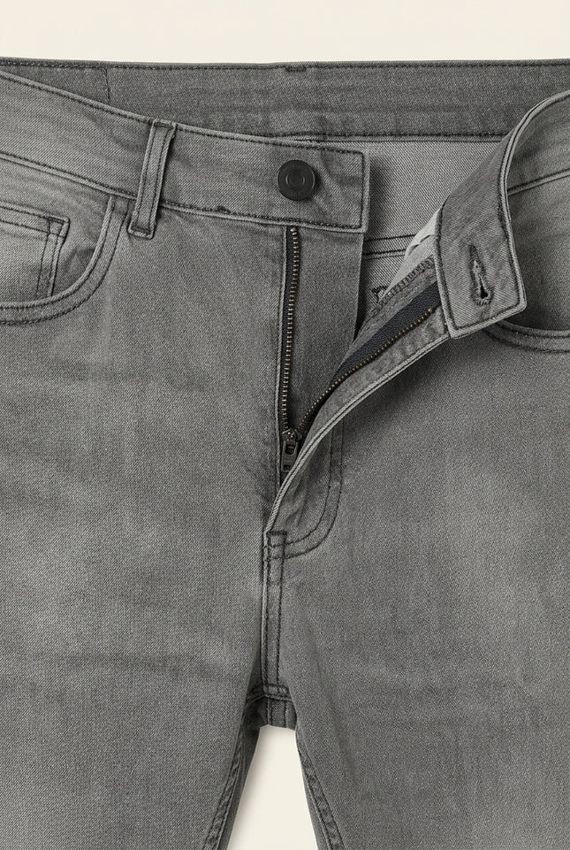 Slim Fit Jeans - Grey - Detail