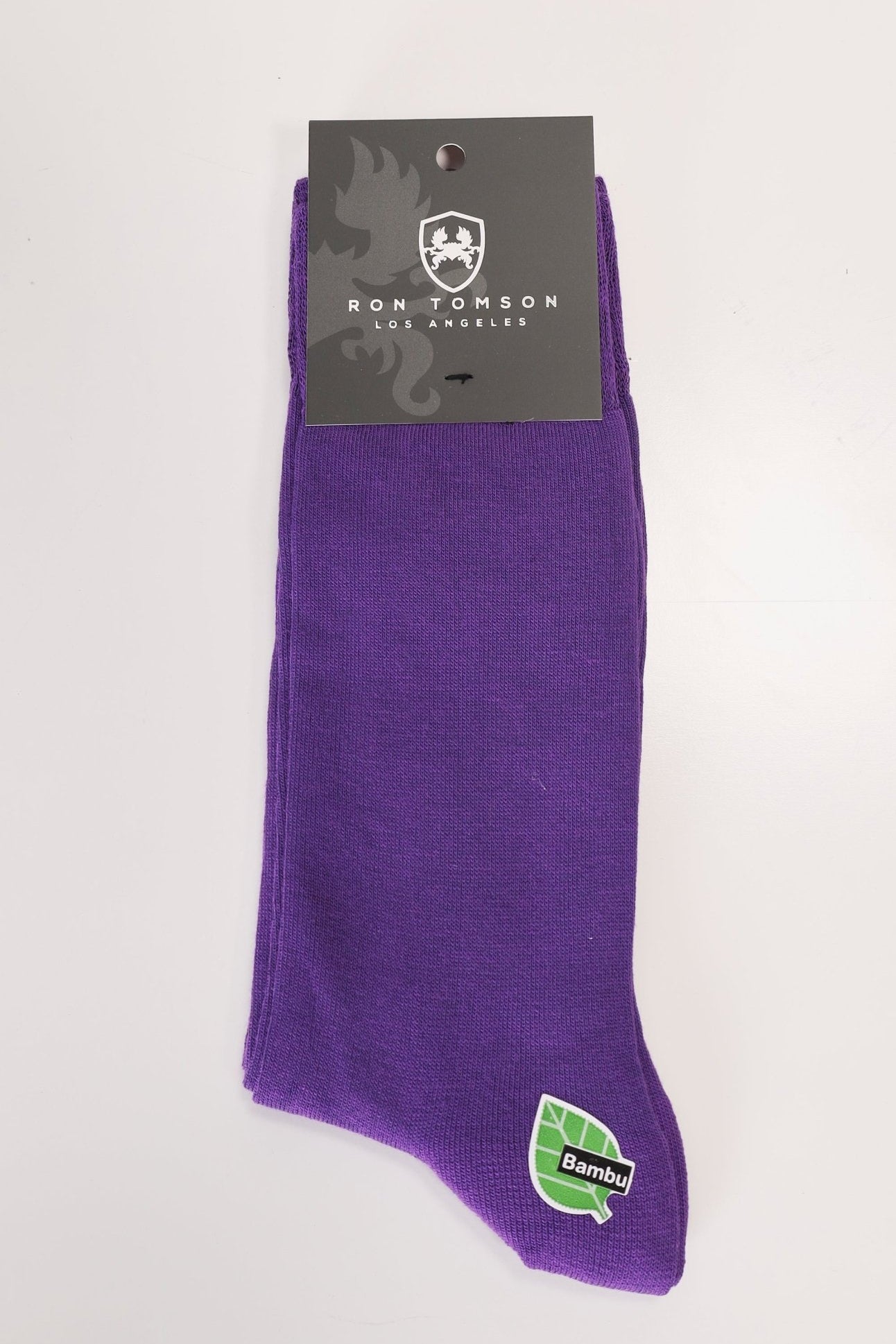 Solid Purple Sock - Ron Tomson