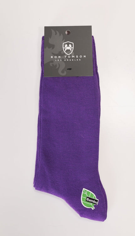 Solid Purple Sock - Ron Tomson