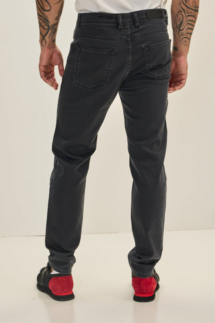 Super Soft 5 - pocket Style Pants - Anthracite - Ron Tomson