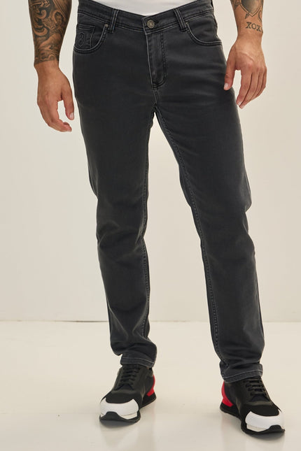 Super Soft 5 - pocket Style Pants - Anthracite - Ron Tomson