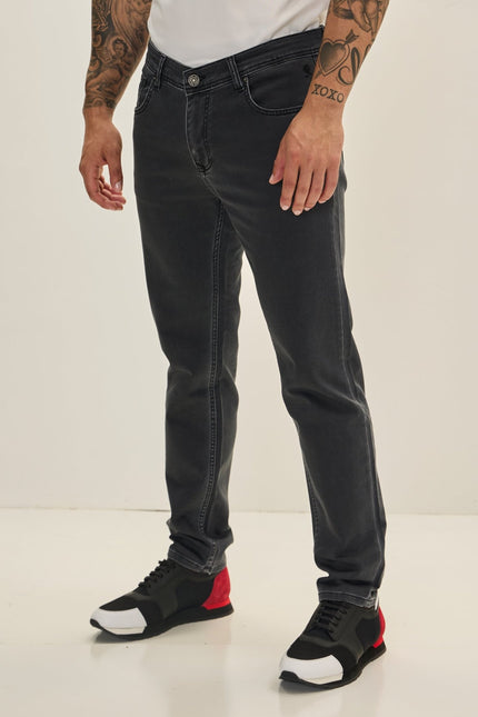 Super Soft 5 - pocket Style Pants - Anthracite - Ron Tomson