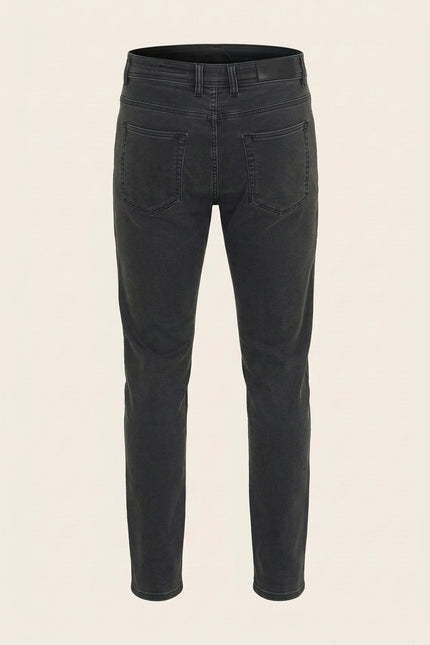 Super Soft 5-pocket Style Pants - Anthracite - Back