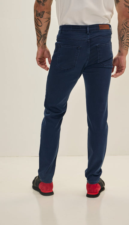 Super Soft 5 - pocket Style Pants - Dark Navy - Ron Tomson