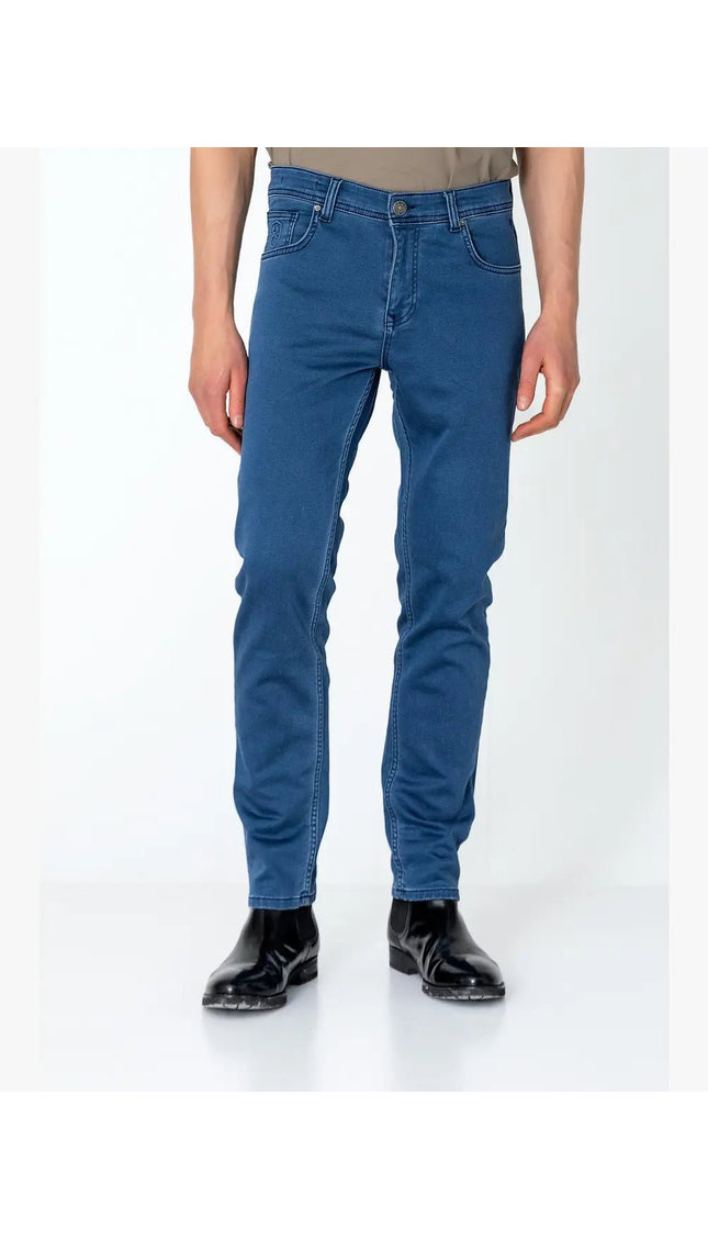 Super Soft 5 - pocket Style Pants - Indigo - Ron Tomson