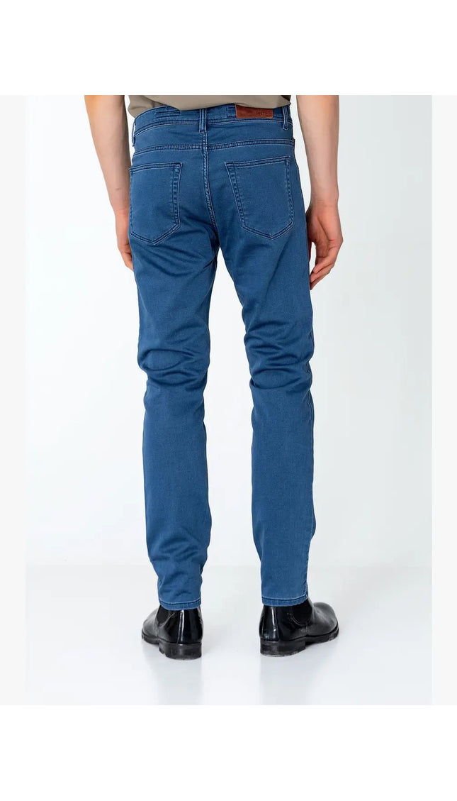 Super Soft 5 - pocket Style Pants - Indigo - Ron Tomson