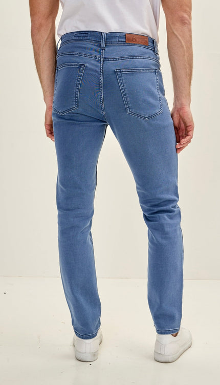 Super Soft 5 - pocket Style Pants - Indigo - Ron Tomson