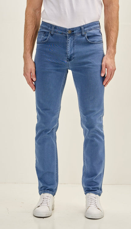 Super Soft 5 - pocket Style Pants - Indigo - Ron Tomson