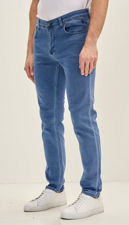 Super Soft 5 - pocket Style Pants - Indigo - Ron Tomson