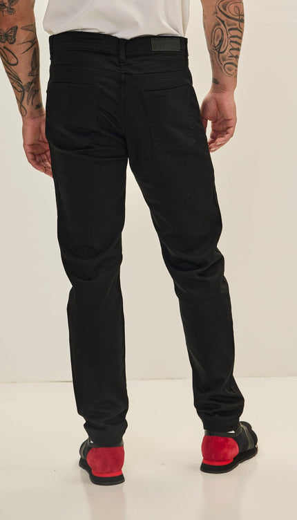 Super Soft 5 - pocket Style Pants - Jet Black - Ron Tomson