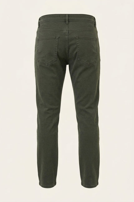 Super Soft 5-pocket Style Pants - Khaki - Back
