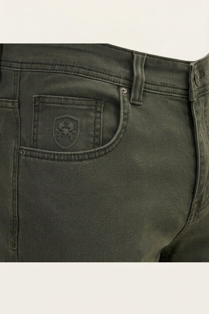 Super Soft 5-pocket Style Pants - Khaki - Detail
