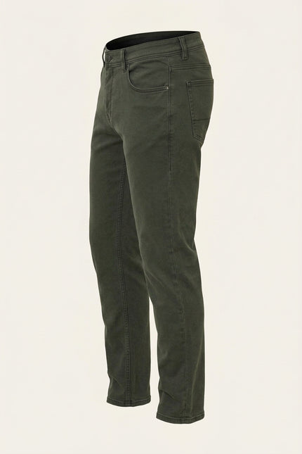 Super Soft 5-pocket Style Pants - Khaki - Side