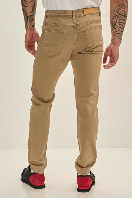 Super Soft 5 - pocket Style Pants - Milk Brown - Ron Tomson