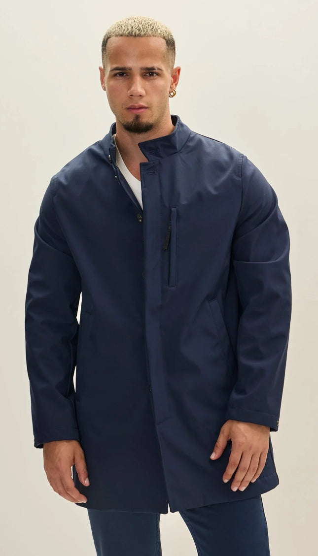 Superior Protection Raincoat - Navy - Ron Tomson