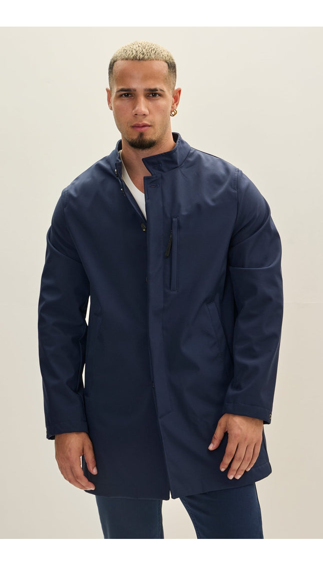 Superior Protection Raincoat - Navy - Ron Tomson