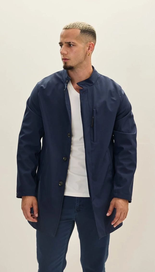 Superior Protection Raincoat - Navy - Ron Tomson