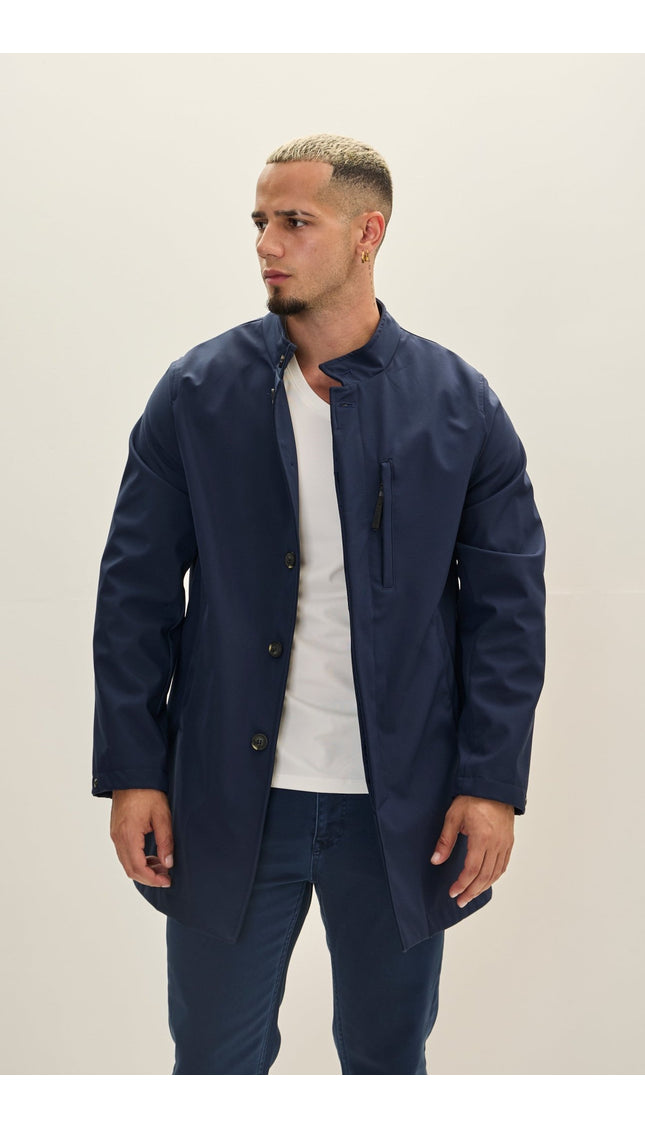 Superior Protection Raincoat - Navy - Ron Tomson