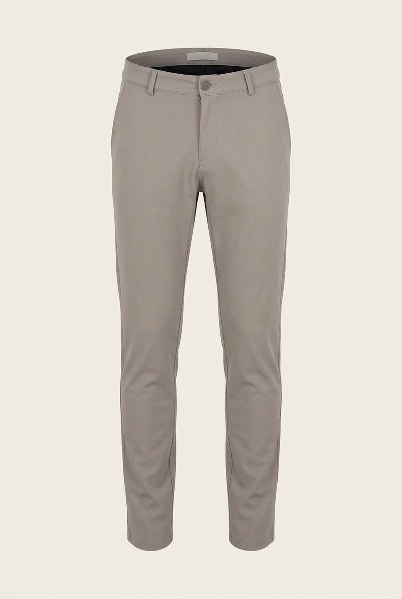 Tapered Casual Wear Pants - Sand - Front
