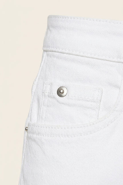 Tapered Jeans - White - Detail