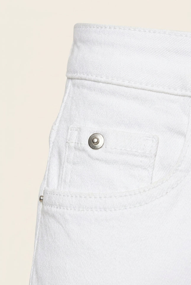 Tapered Jeans - White - Detail