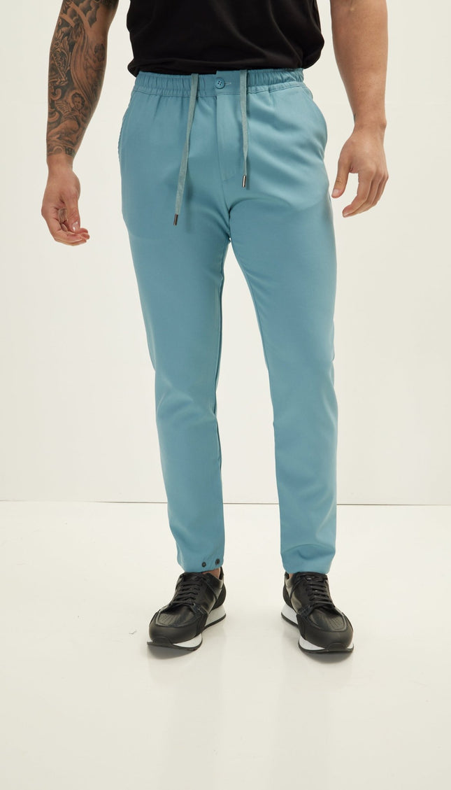 Teal Green Jogger Pants - Ron Tomson