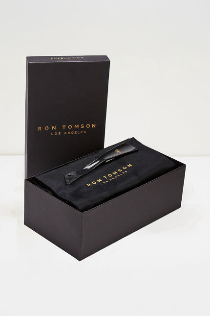 The Formal Leather Cap Toe Derby Shoes - Sky Blue Suede - Ron Tomson