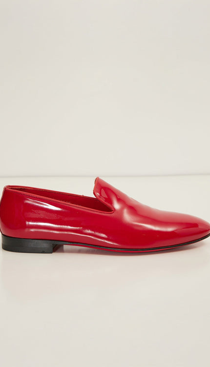 The Formal Leather Loafer - Red Patent - Ron Tomson