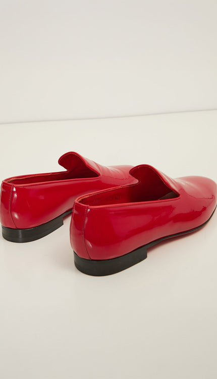 The Formal Leather Loafer - Red Patent - Ron Tomson