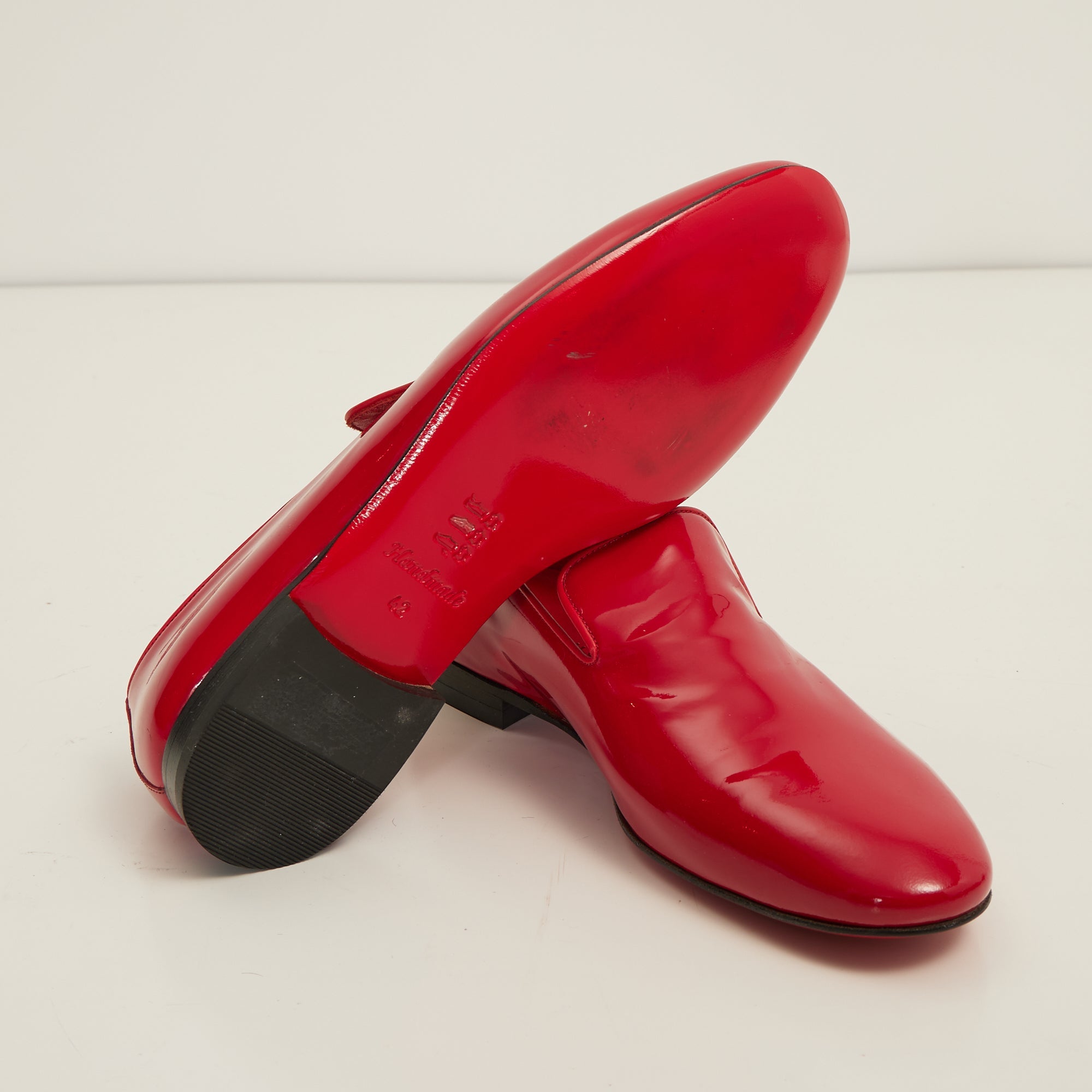 The Formal Leather Loafer - Red Patent - Ron Tomson