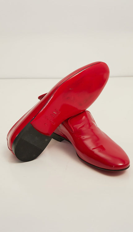 The Formal Leather Loafer - Red Patent - Ron Tomson