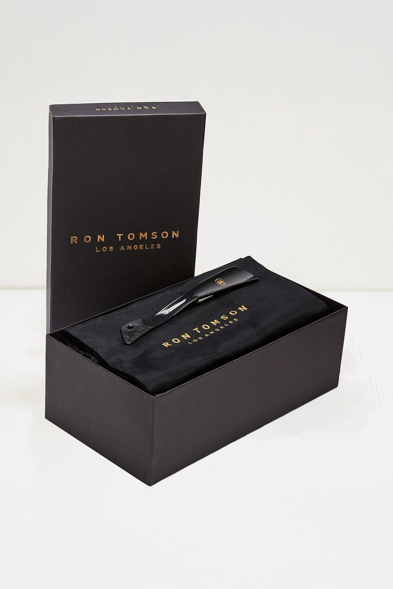 The Kilted Loafer Genuine Leather - Black - Ron Tomson