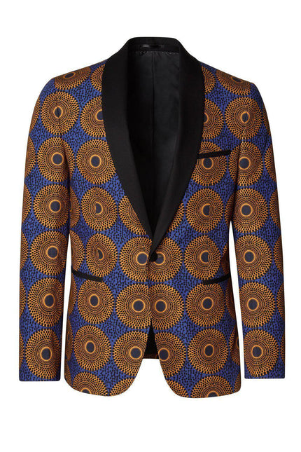 The Tribal Shawl Lapel Tuxedo Jacket - Camel - Ron Tomson