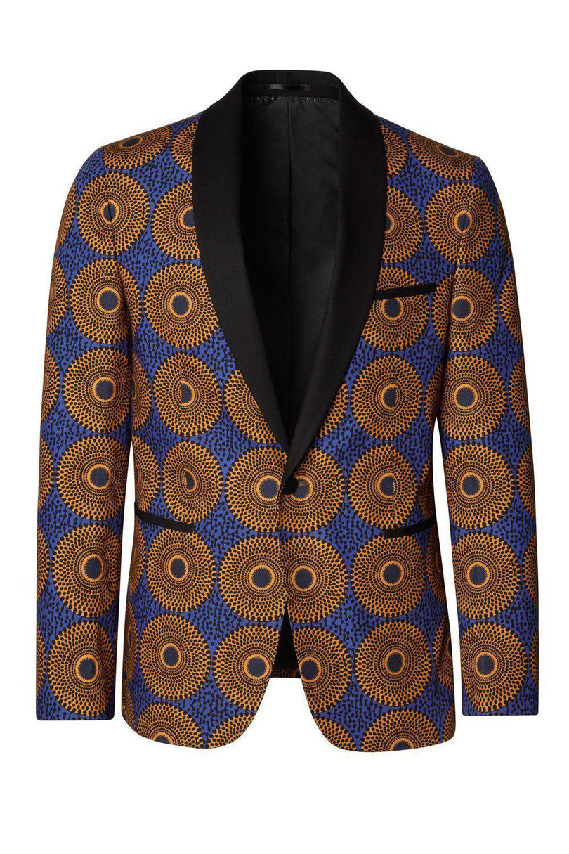 The Tribal Shawl Lapel Tuxedo Jacket - Camel - Ron Tomson