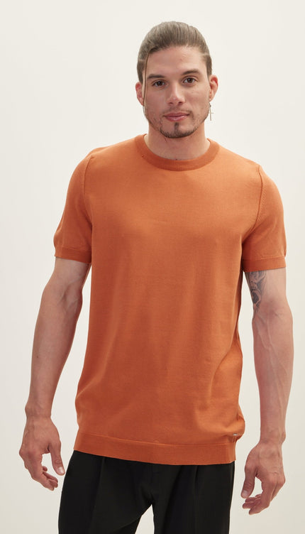 Tile Knitted T-Shirt - Ron Tomson