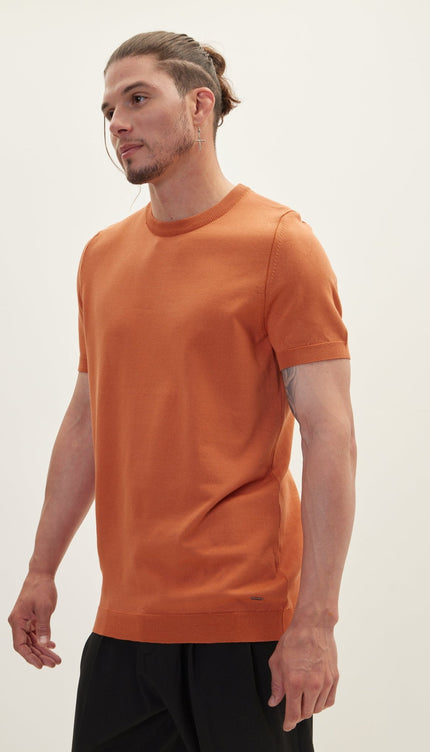 Tile Knitted T-Shirt - Ron Tomson