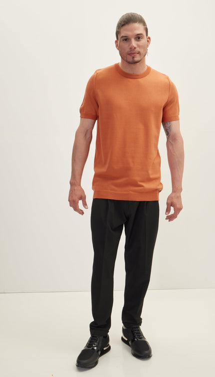 Tile Knitted T-Shirt - Ron Tomson