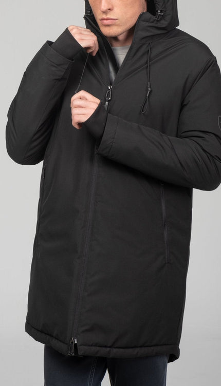 Traveler's Thermal Winter Coat - Black - Ron Tomson