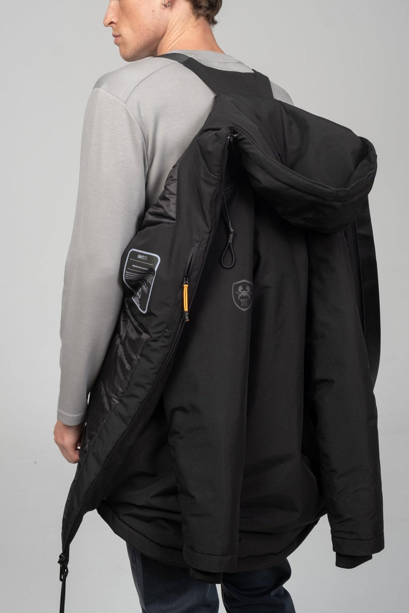 Traveler's Thermal Winter Coat - Black - Ron Tomson