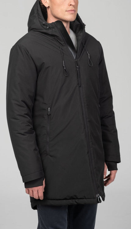 Traveler's Thermal Winter Coat - Black - Ron Tomson