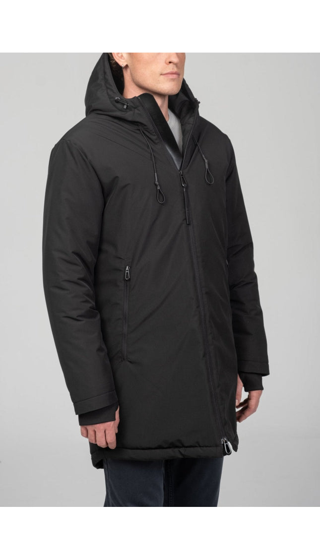 Traveler's Thermal Winter Coat - Black - Ron Tomson