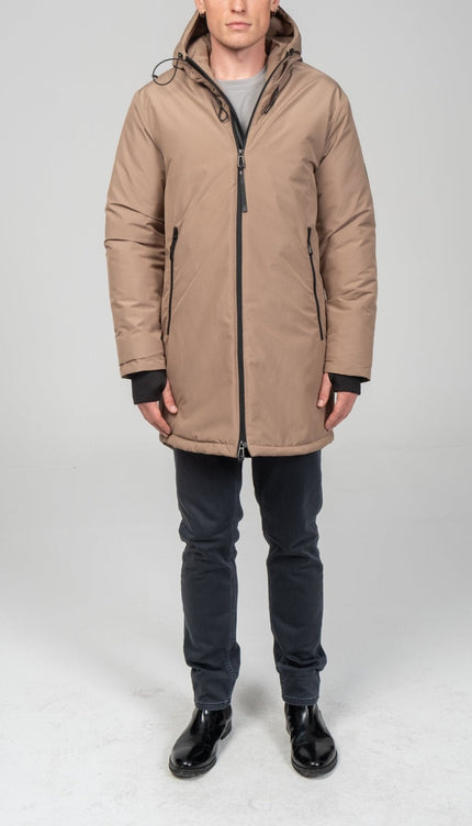 Traveler's Thermal Winter Coat - Camel - Ron Tomson