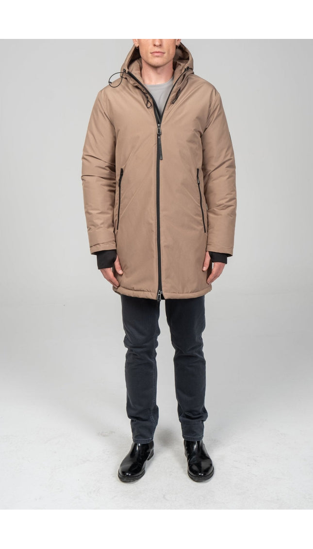 Traveler's Thermal Winter Coat - Camel - Ron Tomson