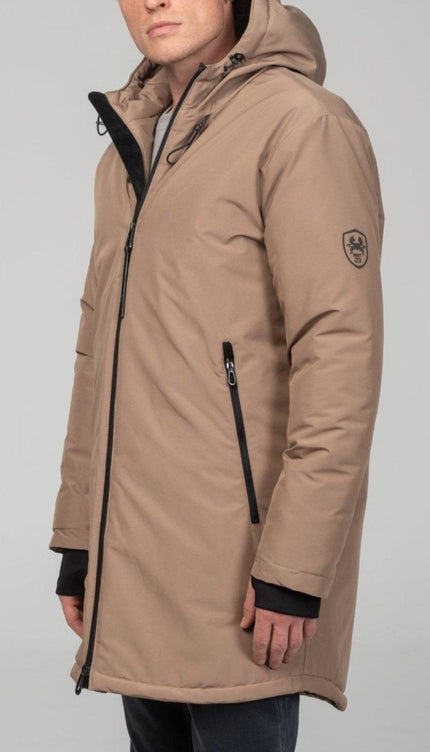 Traveler's Thermal Winter Coat - Camel - Ron Tomson