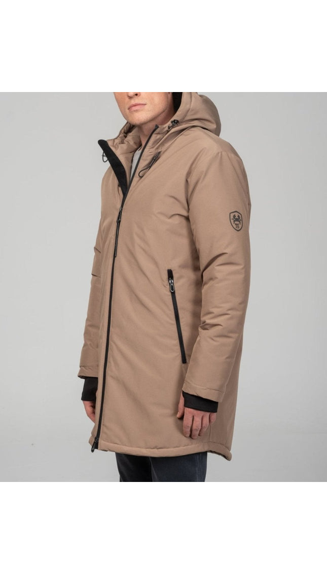 Traveler's Thermal Winter Coat - Camel - Ron Tomson