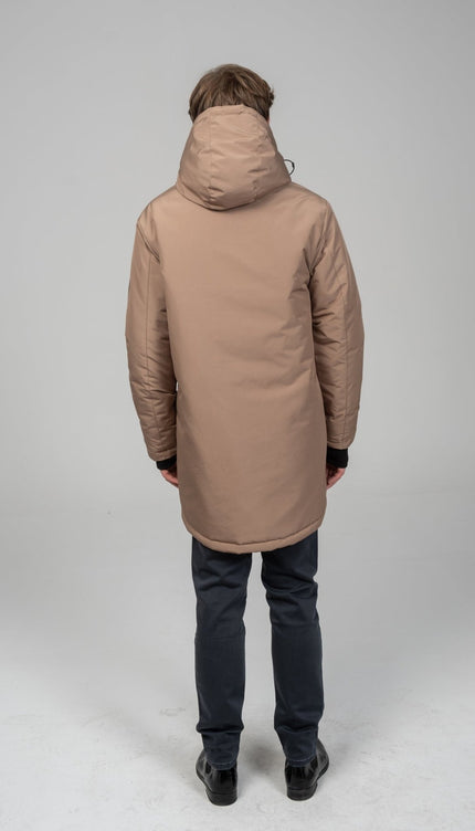 Traveler's Thermal Winter Coat - Camel - Ron Tomson