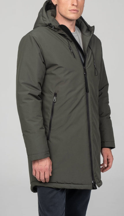 Traveler's Thermal Winter Coat - Khaki - Ron Tomson