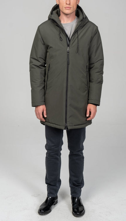 Traveler's Thermal Winter Coat - Khaki - Ron Tomson