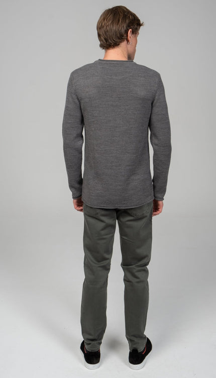 Tube Soft Pullover Sweater - Anthracite - Ron Tomson