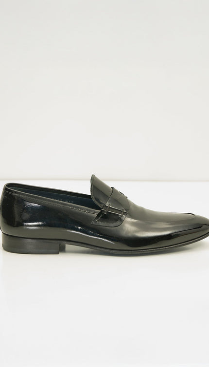 Tuxedo Patent Loafer - Black - Ron Tomson